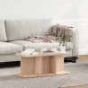 Stolik kawowy Naturalny 80 x 39,5 x 33,5 cm Lite drewno sosnowe