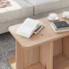 Stolik kawowy Naturalny 80 x 39,5 x 33,5 cm Lite drewno sosnowe
