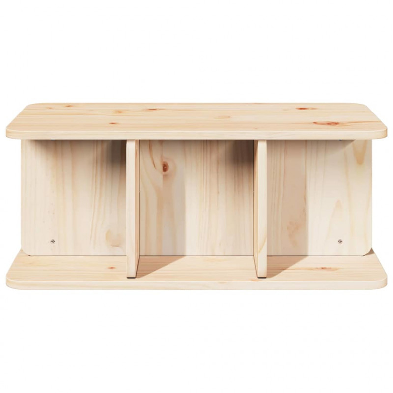 Stolik kawowy Naturalny 80 x 39,5 x 33,5 cm Lite drewno sosnowe