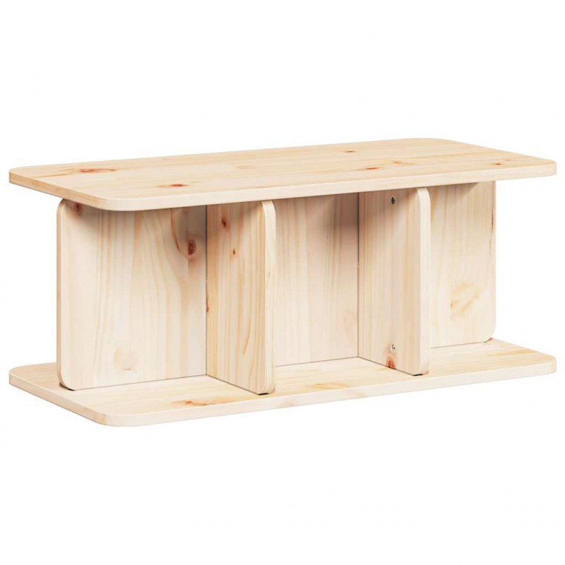 Stolik kawowy Naturalny 80 x 39,5 x 33,5 cm Lite drewno sosnowe
