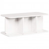 Stolik kawowy Biały 80 x 39,5 x 33,5 cm Lite drewno sosnowe