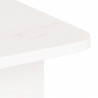 Stolik kawowy Biały 80 x 39,5 x 33,5 cm Lite drewno sosnowe