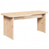 Stolik kawowy 2 pcs Naturalny Lite drewno sosnowe