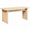 Stolik kawowy 2 pcs Naturalny Lite drewno sosnowe