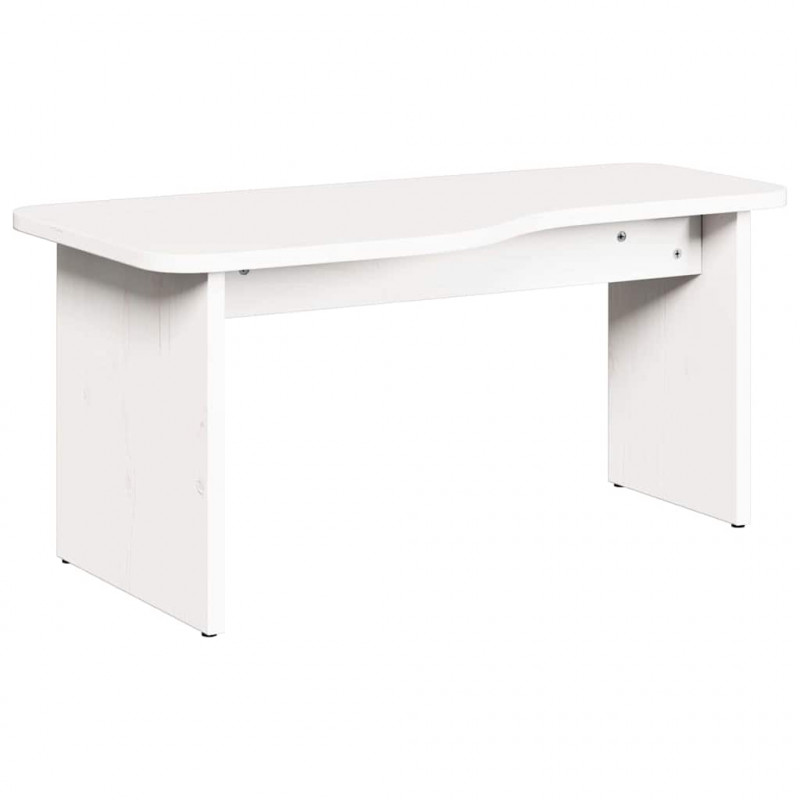 Stolik kawowy 2 pcs Biały Lite drewno sosnowe