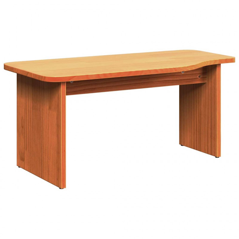 Stolik kawowy 2 pcs Woskowy Brąz Lite drewno sosnowe