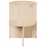 Stolik kawowy Naturalny 50 x 40 x 50 cm Lite drewno sosnowe