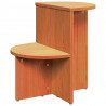 Stolik kawowy Woskowy Brąz 50 x 40 x 50 cm Lite drewno sosnowe