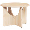 Stolik kawowy Naturalny 50 x 50 x 35 cm Lite drewno sosnowe