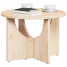 Stolik kawowy Naturalny 50 x 50 x 35 cm Lite drewno sosnowe