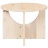 Stolik kawowy Naturalny 50 x 50 x 35 cm Lite drewno sosnowe
