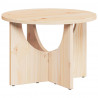 Stolik kawowy Naturalny 50 x 50 x 35 cm Lite drewno sosnowe