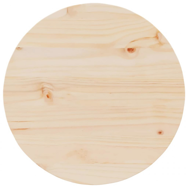 Stolik kawowy Naturalny 50 x 50 x 35 cm Lite drewno sosnowe