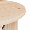 Stolik kawowy Naturalny 50 x 50 x 35 cm Lite drewno sosnowe