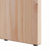 Stolik kawowy Naturalny 50 x 50 x 35 cm Lite drewno sosnowe