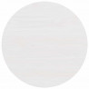 Stolik kawowy Biały 50 x 50 x 35 cm Lite drewno sosnowe