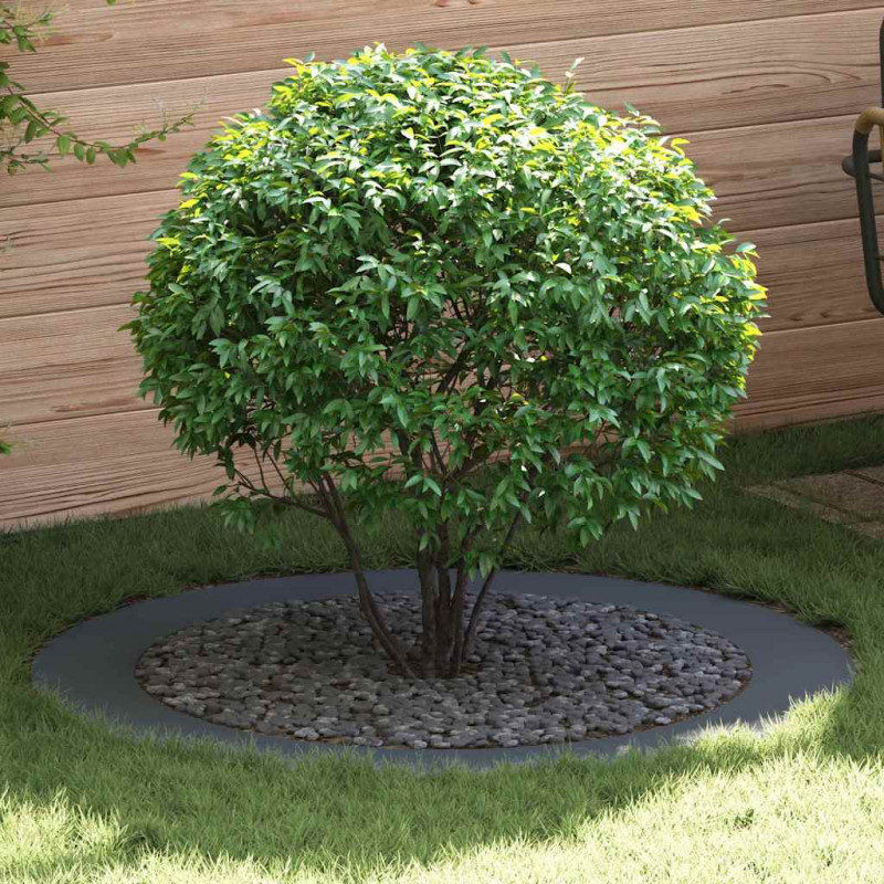 odpowiedni dla płaskich pierścieni drzewa 5 pcs Antracyt