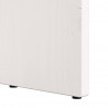 Stolik kawowy Biały 50 x 50 x 35 cm Lite drewno sosnowe