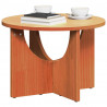 Stolik kawowy Woskowy Brąz 50 x 50 x 35 cm Lite drewno sosnowe
