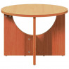 Stolik kawowy Woskowy Brąz 50 x 50 x 35 cm Lite drewno sosnowe