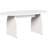 Stolik kawowy Biały 80 x 40 x 35 cm Lite drewno sosnowe