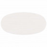 Stolik kawowy Biały 80 x 40 x 35 cm Lite drewno sosnowe
