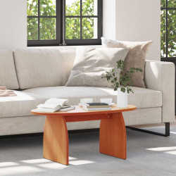 Stolik kawowy Woskowy Brąz 80 x 40 x 35 cm Lite drewno sosnowe