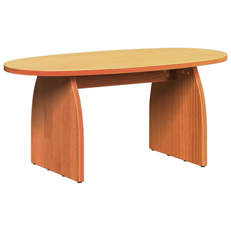 Stolik kawowy Woskowy Brąz 80 x 40 x 35 cm Lite drewno sosnowe