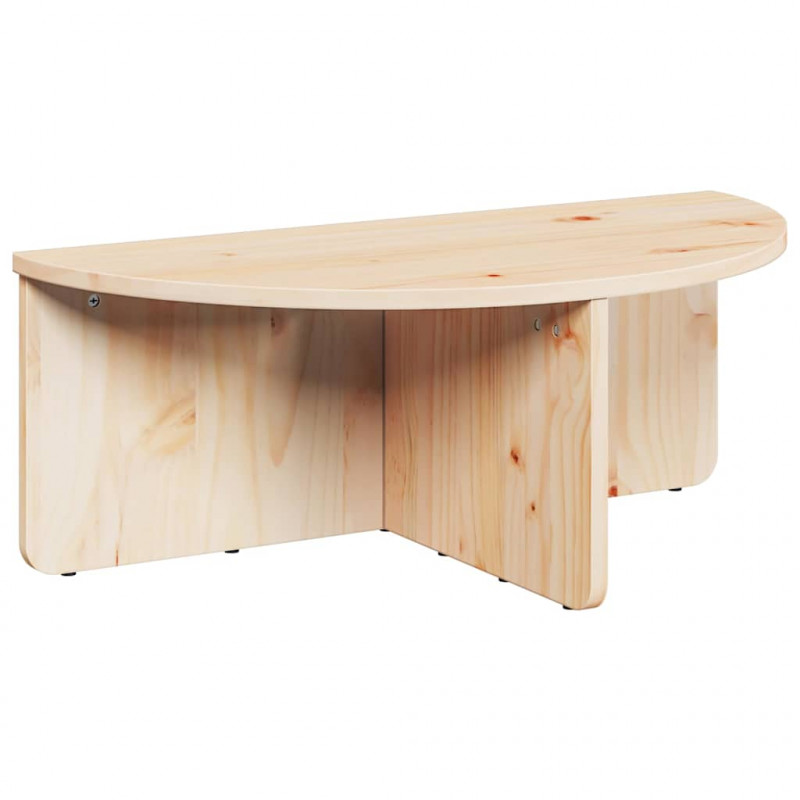Stolik kawowy 2 pcs Naturalny Lite drewno sosnowe