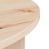 Stolik kawowy 2 pcs Naturalny Lite drewno sosnowe