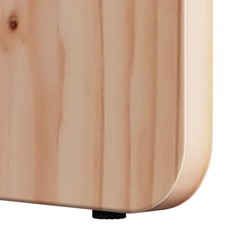 Stolik kawowy 2 pcs Naturalny Lite drewno sosnowe