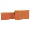 Stolik kawowy 2 pcs Woskowy Brąz Lite drewno sosnowe
