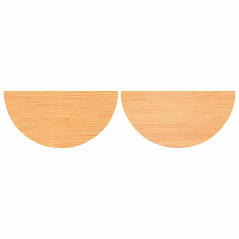 Stolik kawowy 2 pcs Woskowy Brąz Lite drewno sosnowe