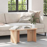 Stolik kawowy Naturalny 80 x 39,5 x 35 cm Lite drewno sosnowe