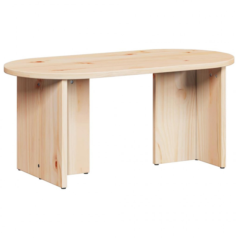 Stolik kawowy Naturalny 80 x 39,5 x 35 cm Lite drewno sosnowe