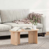 Stolik kawowy Naturalny 80 x 39,5 x 35 cm Lite drewno sosnowe