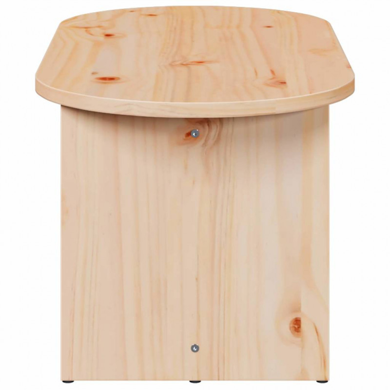 Stolik kawowy Naturalny 80 x 39,5 x 35 cm Lite drewno sosnowe