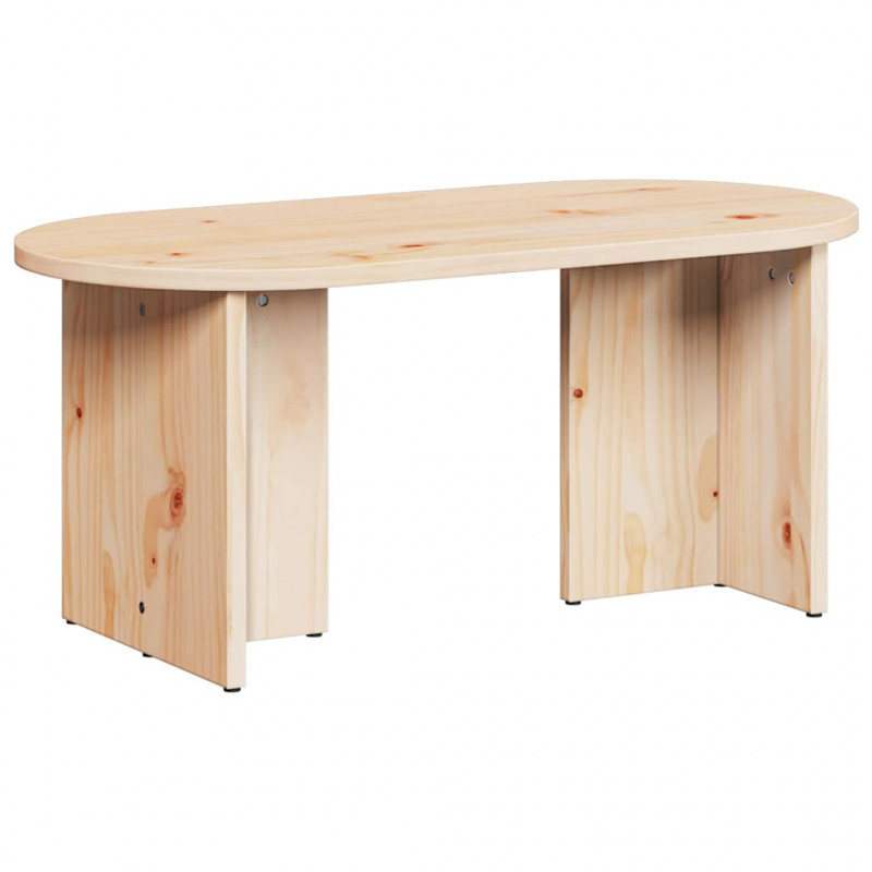 Stolik kawowy Naturalny 80 x 39,5 x 35 cm Lite drewno sosnowe