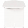 Stolik kawowy Biały 80 x 39,5 x 35 cm Lite drewno sosnowe