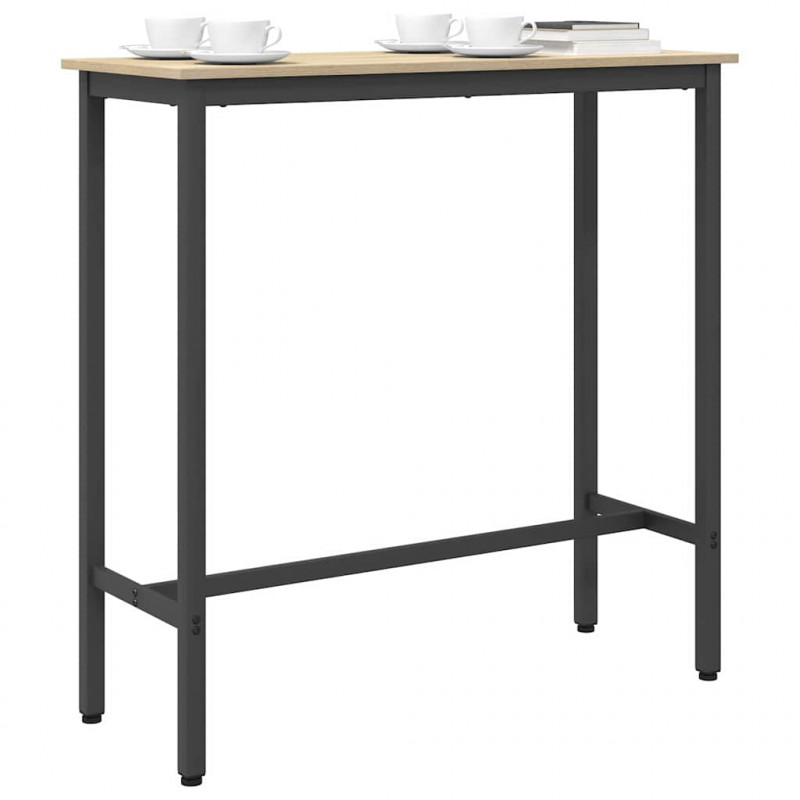 stół Dąb Sonoma 100 x 40 x 100,5 cm Drewno inżynieryjne i stal