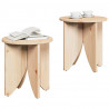 Stolik kawowy 2 pcs Naturalny
