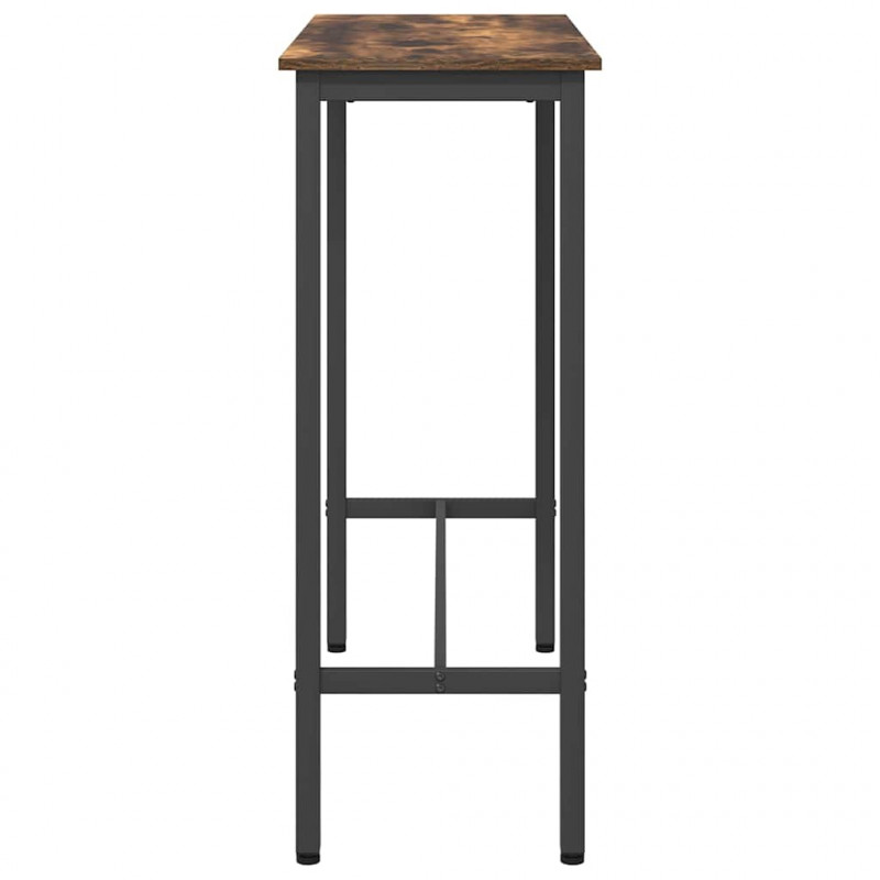 stół Dąb wędzony 100 x 40 x 100,5 cm Drewno inżynieryjne i stal