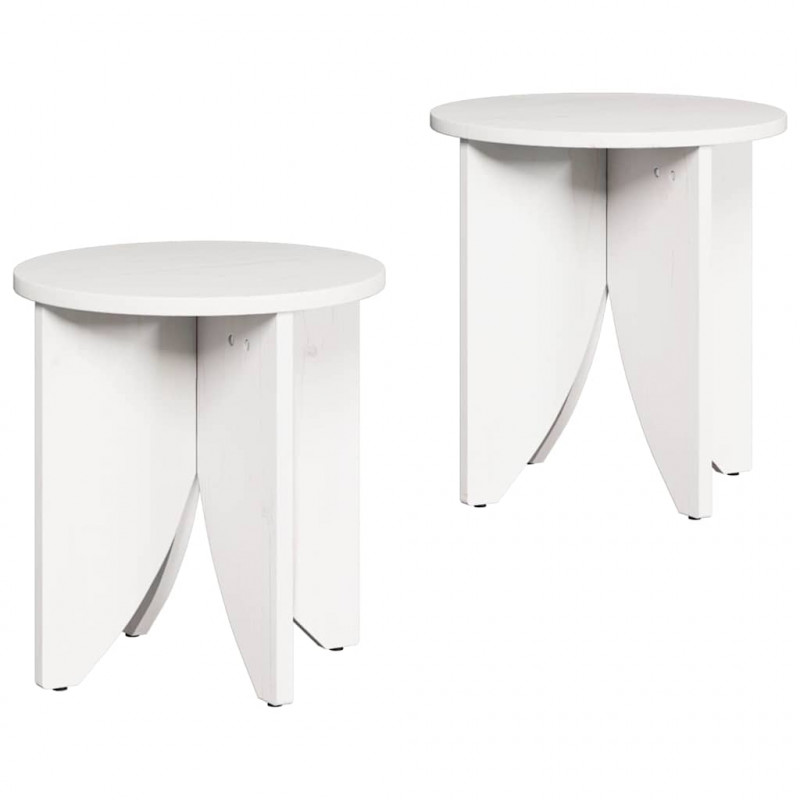 Stolik kawowy 2 pcs Biały