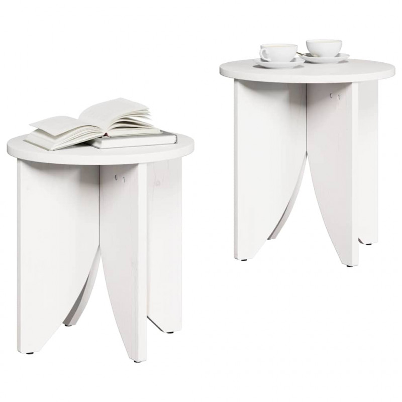 Stolik kawowy 2 pcs Biały