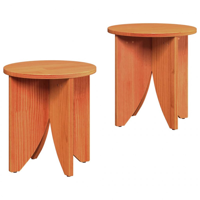 Stolik kawowy 2 pcs Woskowy Brąz