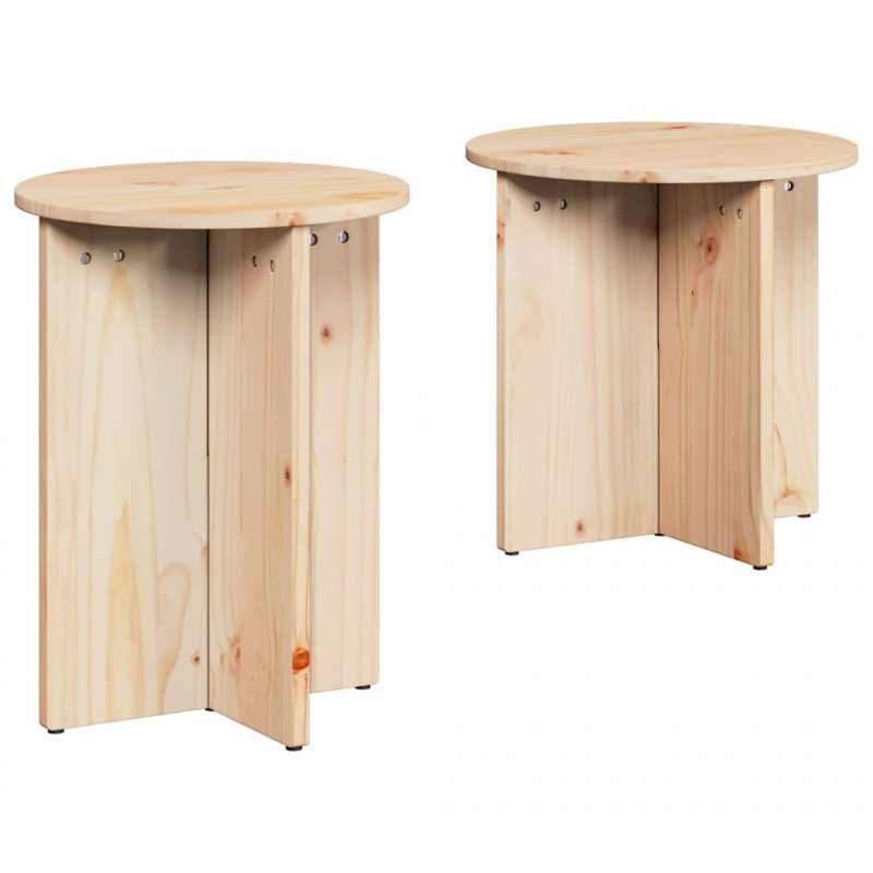 Stolik kawowy 2 pcs Naturalny