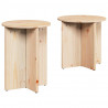 Stolik kawowy 2 pcs Naturalny