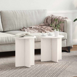 Stolik kawowy 2 pcs Biały