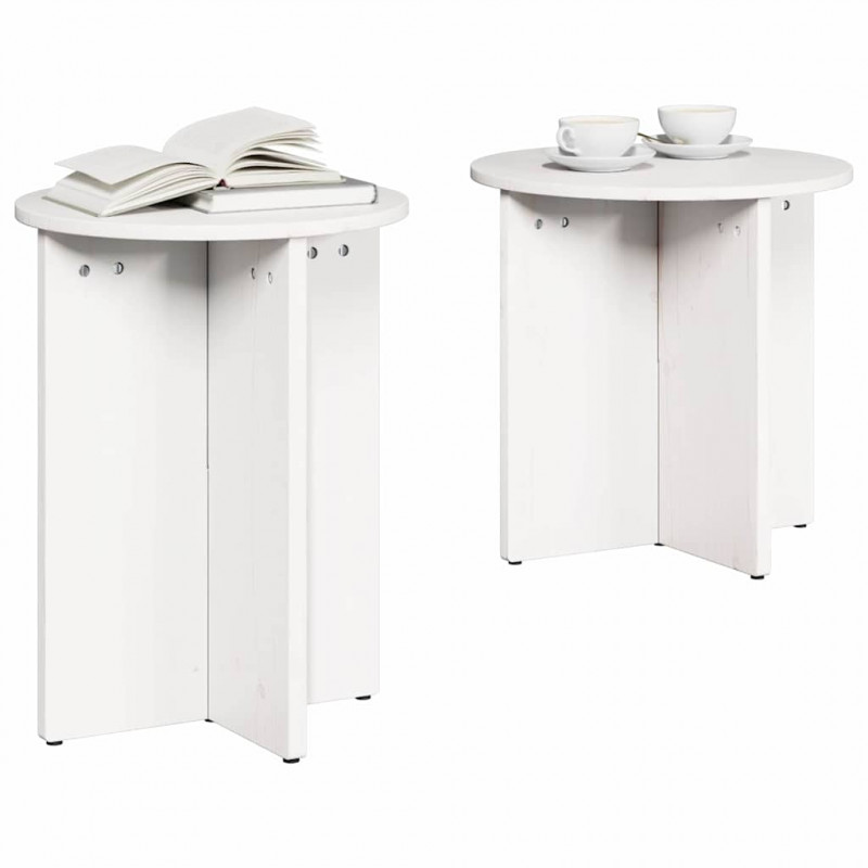 Stolik kawowy 2 pcs Biały