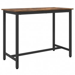 stół Dąb wędzony 100 x 50 x 76,5 cm Drewno inżynieryjne i stal